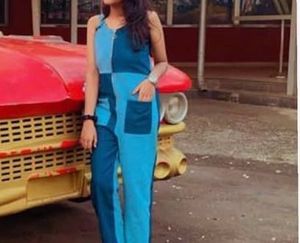 Blue Jumpsuit