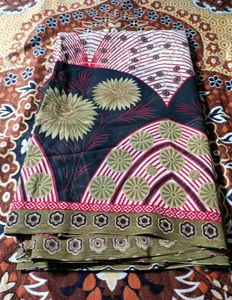 Floral Print Saree