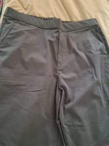 Gray Casual Pants