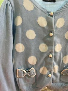 Cute Polka Dot Cardigan