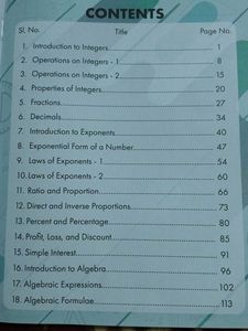 Class 7 Math Practice Vol 2 and 1