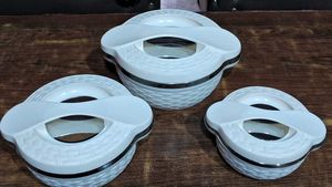 3 Piece Cello Casserole Set 1500,1000 n 500 ml