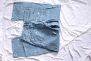 Pearl Stones Wide Leg Jeans
