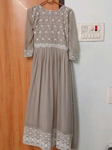 Grey Frock For Women