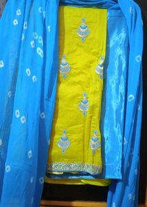Chanderi Dress Material