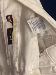 USPA White Denim Shorts