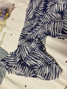 Leaf Print Summer Cover-Up