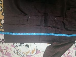 Party Wear Shining Designer Shirt In L Size