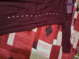 Elegant Maroon Kurta
