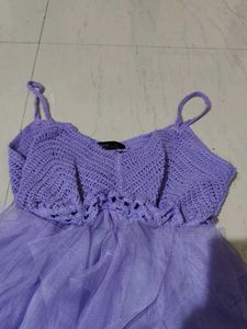 Lavender Dress (Free Size)