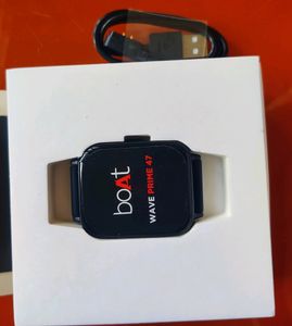 New BOAT wave Prime 47 Smart Watch  with 1.69&#34; HD Display, 700+ Active Modes, ASAP Charge, Live Cricket Scores, Crest App Health Ecosystem, HR &amp; SpO2