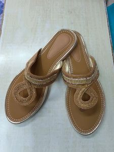 Famous Flats Brown, Size 39