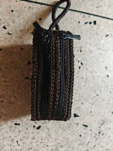 Wallet Coconut Shell &amp; Bead – Dual Zi