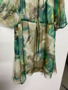 Green Patterned Dress