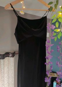 Elegant Black Slip Dress