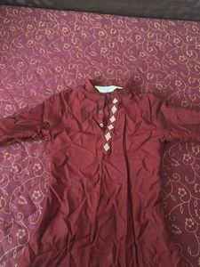 Maroon Boys Kurta