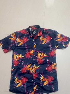 Floral Print Short Sleeve Shirt