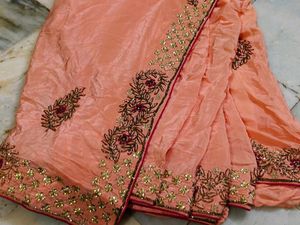 Beutiful Wokh Saree No Blouse Check All Photos