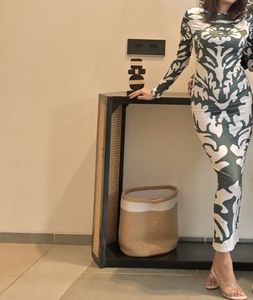 Patterned Maxi Dress