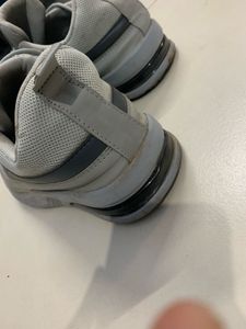 Nike Grey &amp; Orange Sneakers