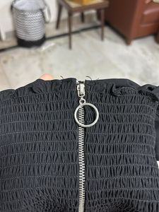 Chic Black Long Sleeve Top