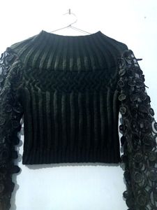 Sweater With Designer Sleeves 🔥🥳👌