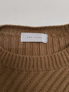 Korean Brown Knit Sweater unisex