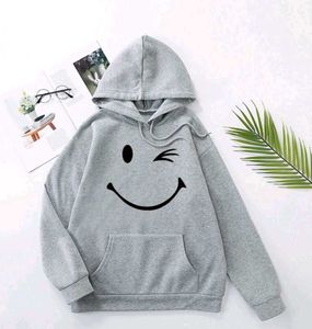 Urbanic Oversized Smiley Hoodie