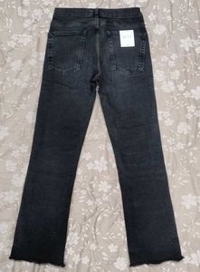 Zara Black Straight Leg Jeans
