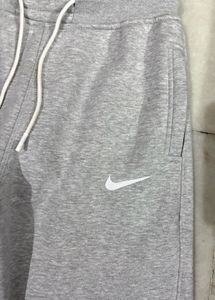 Nike Grey Melange Straight Fit Sweatpants