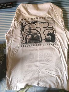 White Street Cult Print Tee XXL-slim fit