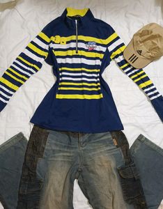 Y2k Fitted Sports Wear