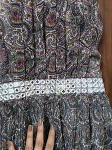 Paisley Dress with Shrug