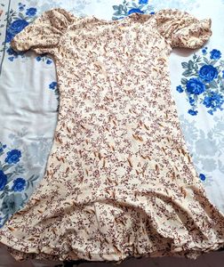 💮🏵️Floral Ruched Mini Dress💮🏵️