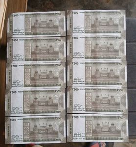 Five Hundred Rs Holy Number 786 Notes Pack Of 10