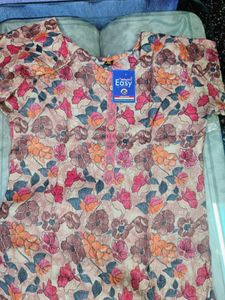 Floral Print Kurta Set