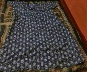Nighty Grey White Print
