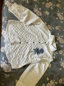 Embroidered White Shirt