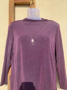 Purple Long Sleeve Top