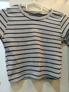 Striped Long Sleeve Top