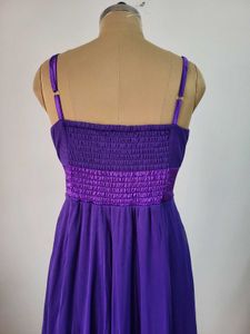 Purple Party Dress , Length  40 Inches