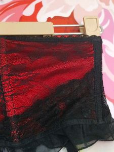 Red &amp; Black Garter Belt