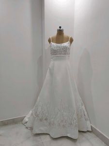 Elegant White Bridal gown