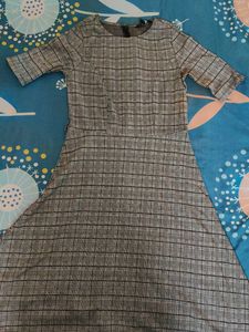 Plaid Fit & Flare Dress