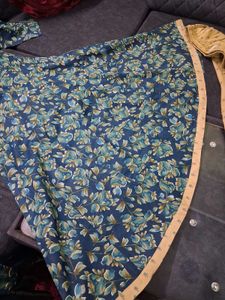 Floral Kurta Set Cotton L Size