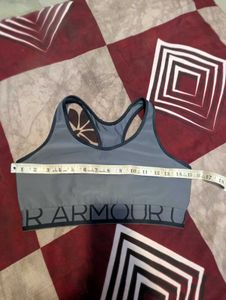 Under Armour Gray Sports Bra - Size Small