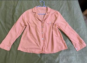 Peach Collar Top Bust 36-38