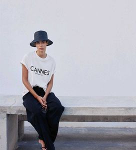 H&M Cannes Printed Oversized T-shirt