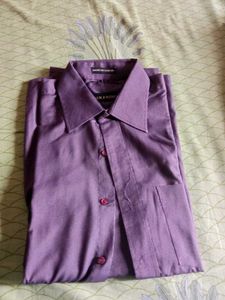 Embroidered Lavender Shirt