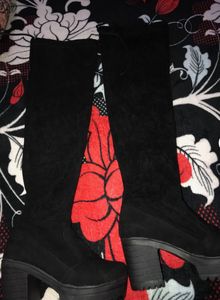 Women Long Boots Knee Length